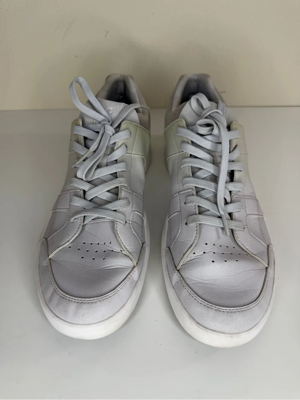 On THE ROGER Clubhouse Glacier Gray Shoes Tennis Sneakers Men Size 47 US 12